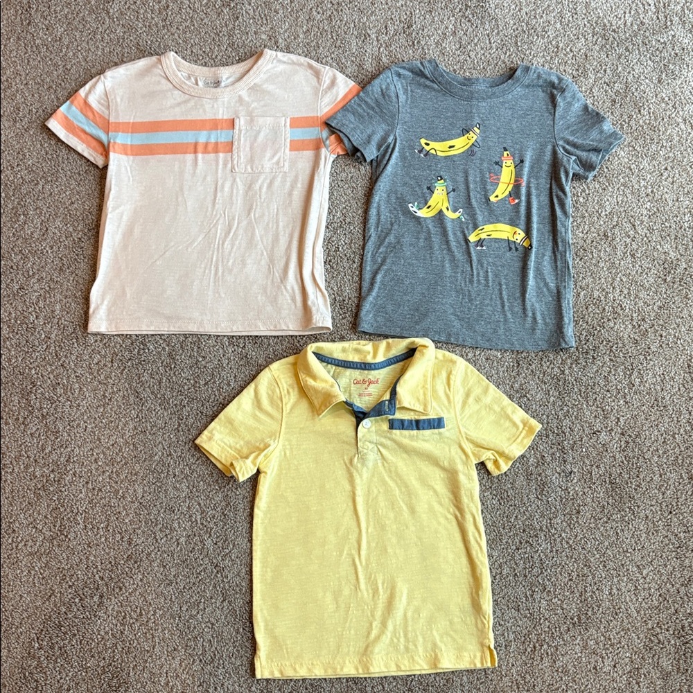 4T Toddler Boy Cat & Jack T Shirts